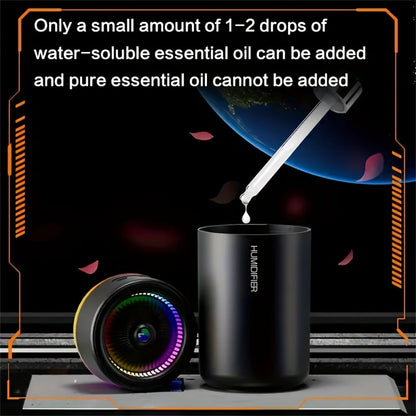 Mini Ultrasonic Car Humidifier with LED