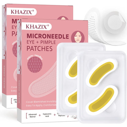 Retinol Microneedle Eye Patches with Hyaluronic Acid
