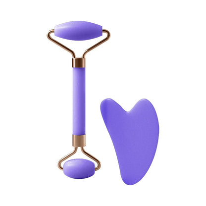 Resin Face, Neck & Eye Massage Roller Set
